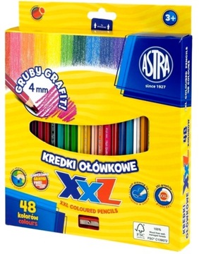 Kredki ołówkowe 48 kol. XXL heksagonalne 312120006