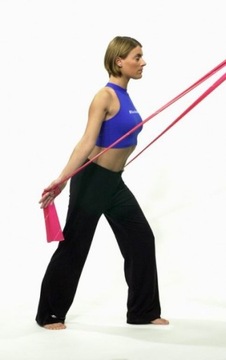 ЛЕНТА ДЛЯ ТРЕНИРОВОК THERABAND, БЕЖЕВАЯ РЕЗИНА 2,5М