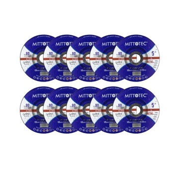 TARCZA TNĄCA, SZLIFUJĄCA DO STALI 125 x 3mm -10szt