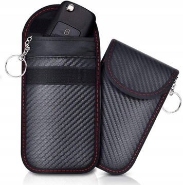 2x ETUI POKROWIEC KLATKA FARADAYA NA KLUCZYK KEYLESS OCHRONA PRZED WALIZKĄ