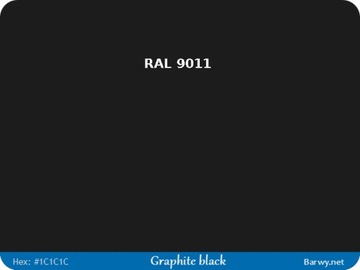 ЧЕРНЫЙ АКРИЛОВЫЙ ПОЛИУРЕТАН 2:1 ПО RAL 337