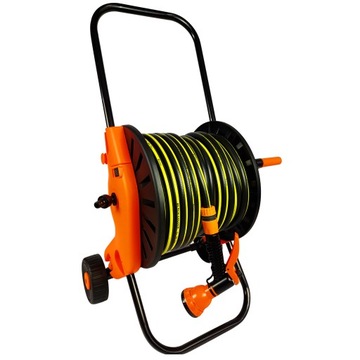 САДОВЫЙ ШЛАНГ НА ТЕЛЕЖКЕ, БАРАН, КАТУШКА, НАБОР, Полив, Разбрызгиватель, 1/2-50м