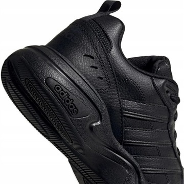 42 СПОРТИВНЫЕ КРОССОВКИ ADIDAS STRUTTER ЧЕРНЫЕ КОЖАНЫЕ EG2656