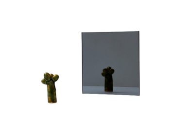 Lustro grafitowe 4mm szlifowane płytka lustrzana kafelek 10x10 cm 100x100mm