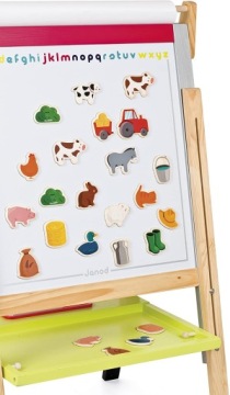 ДЕРЕВЯННЫЕ МАГНИТЫ Farm Village Набор из 24 шт. JANOD.