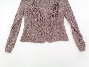 40-42 M&S SWETEREK CARDIGAN FRĘDZLE W19