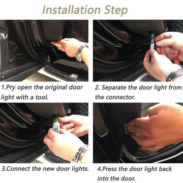 2/4 шт. светодиодный свет приветствия на двери автомобиля для Volvo V40 V60 V90 XC40 XC60 XC90 S60