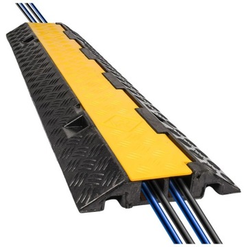 NAJAZD KABLOWY SOLIDNY OSŁONA NA KABLE 2 KANAŁY PRÓG DROGOWY 100 CM 1 METR