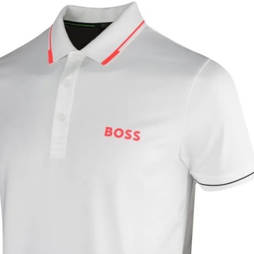 HUGO BOSS męska koszulka polo WHITE PRO 2024 NOWOŚĆ roz.XL