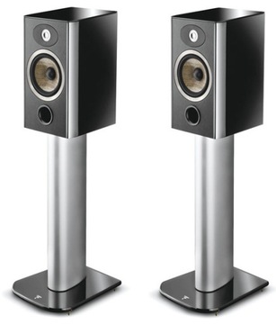 FOCAL ARIA S900 906 STANDY PODSTAWY STOJAKI MATOWE ALUMINIUM + CZARNE SZKŁO