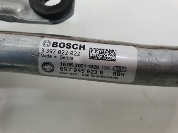 SCALA KAMIQ MECHANIZMUS STĚRAČE MOTOREK 657955023B