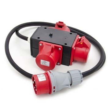 ADAPTER SIŁOWY ROZDZIELACZ 16A 400V IP44 3x16A 5P