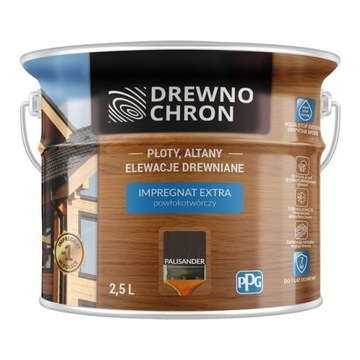 DREWNOCHRON IMPREGNAT EXTRA PALISANDER 2,5L