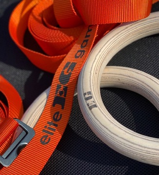 Гимнастические кольца Elite Games + монтажный комплект