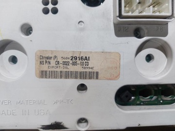 PŘÍSTROJOVÁ DESKA BUDÍKY JEEP GRAND CHEROKEE 56042916AI