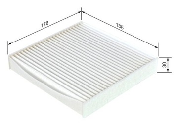 BOSCH 1 987 432 173 FILTR VENTILACE PROSTORU SPOLUJEZDCE