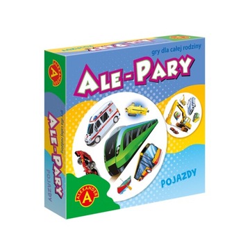 ALE PARY POJAZDY Gra karciana znajdź parę logiczna
