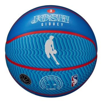 Wilson piłka do koszykówki NBA niebieska WZ4020101 7