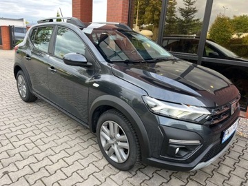 Dacia Sandero III Hatchback 5d 1.0 TCe 90KM 2022 Dacia Sandero Stepway 1.0 benzyna 91 KM zarej w PL ksiazka serwis zadb, zdjęcie 1