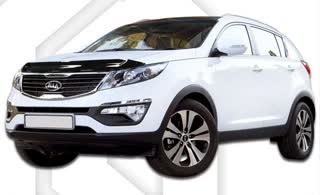 ЗАЩИТА ПЕРЕДНЕГО КАПОТА KIA SPORTAGE 2010 - 2015