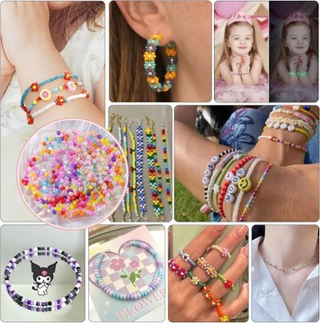 НАБОР БИСЕРОВ ДЛЯ ИЗДЕЛИЯ БУКВ БРАСЛЕТОВ ДЕТСКИМ ПОДАРОК