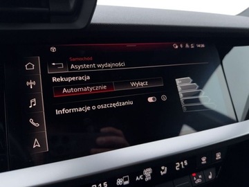 Audi A3 2023 Audi A3 Sportback S Line Kamera cofania Apple CarPlay Android Auto Park As, zdjęcie 20