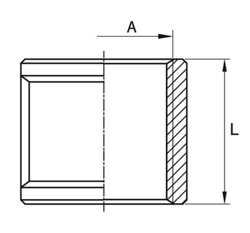 ZŁĄCZKA MUFA ŁĄCZNIK GW 1/2