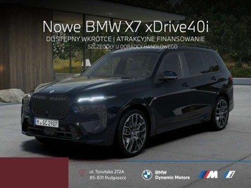 BMW X7 SUV Facelifting 3.0 40i 381KM 2025 BMW X7 xDrive40i 381 KM mHEV - Pakiet M Pro - Hak Holowniczy - CraftedClar