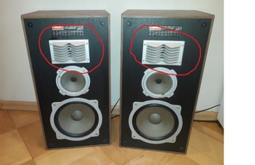 Kolumny AKAI SR-H40 VINTAGE soczewki akustyczne
