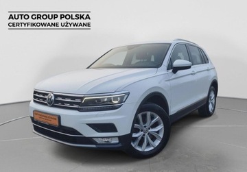 Volkswagen Tiguan II SUV 2.0 TDI 190KM 2017 Volkswagen Tiguan Highline 4Motion Pakiet Premium, GPS, Active Info Displ