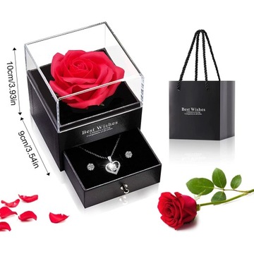 ВЕЧНАЯ КОРОБКА С РОЗАМИ НА ЦЕПИ, ПОДАРОК