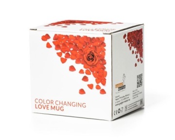 Кружка с волшебными сердечками СЕРДЦЕ ПОДАРОК ​​НА ДЕНЬ ВАЛЕНТИНА