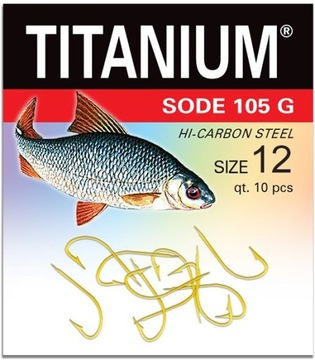 HACZYKI TITANIUM PŁOCIOWE SODE 105G R.12 ROBINSON