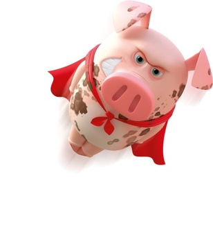 Свиньи на батуте - игра