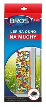 Lep na okno muchy, muszki, komary 4-pak BROS
