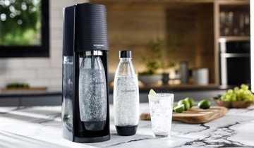 SODASTREAM Terra Black Saturator + 3 флакона