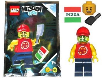 LEGO HIDDEN SIDE figurka Dostawca Pizza Tasak