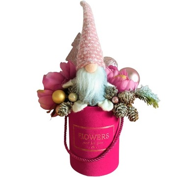 РОЖДЕСТВЕНСКИЙ СТОЛ КРЕМОВЫЙ КАНУН СВЕЧА ПОДСТАВКА ПОДАРОК