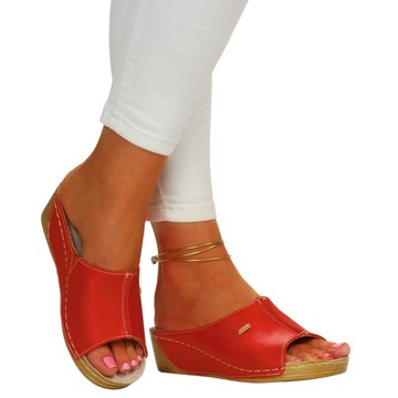 ЖЕНСКИЕ ТАПОЧКИ ИЗ ПОЛЬСКОЙ КОЖИ ПРОФИЛЬНЫЙ