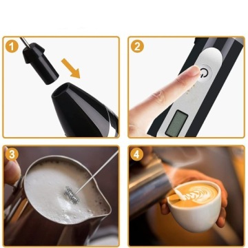 СМЕСИТЕЛЬ ДЛЯ ВСПЕНИВАНИЯ МОЛОКА, 3 РЕГУЛИРУЕМЫХ УРОВНЯ, ЗАРЯДКА USB, ДЛЯ МАТЧИ