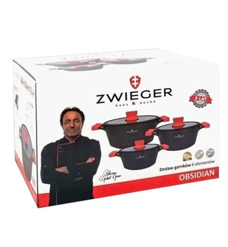 ZWIEGER ОБСИДИАН НАБОР КАСТРОЕК 6 EL С КРЫШКАМИ
