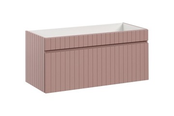 Szafka łazienkowa wisząca 100c kolor róż szuflada