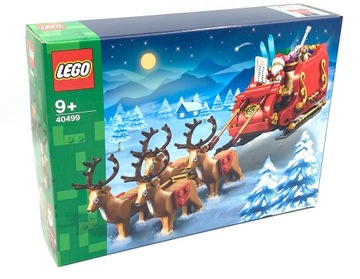 NOWE LEGO 40499 Sanie Świętego Mikołaja