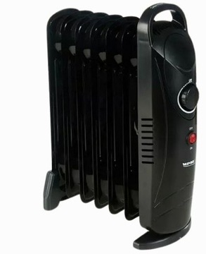 Grzejnik olejowy MPM 800 W czarny