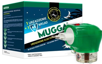 MUGGA ELEKTROFUMIGATOR Środek płyn na komary i owady Elektro + wkład