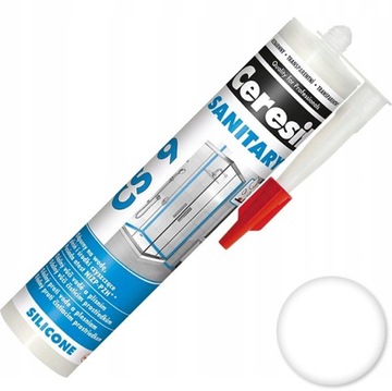 Silikon sanitarny Ceresit CS9 280ml BIAŁY