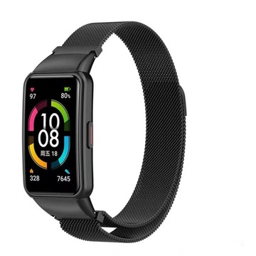 Huawei Band 6 Stal nierdzewna nylon pasek zegarka