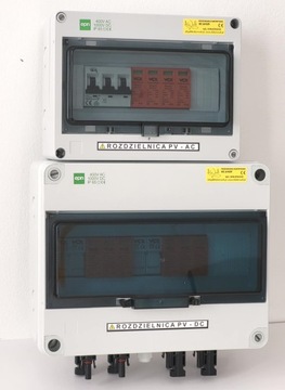 ROZDZIELNICA PV AC DC 2 STRINGI FOTOWOLTAIKA MC4