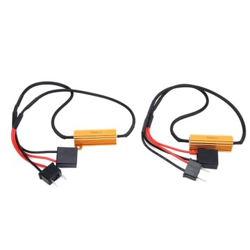 Светодиодный декодер H7, 2 шт., резистор вспышки 50 Вт, 6 Ом