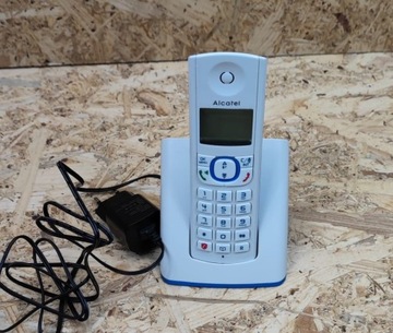 Беспроводной телефон Alcatel F530, белый/синий